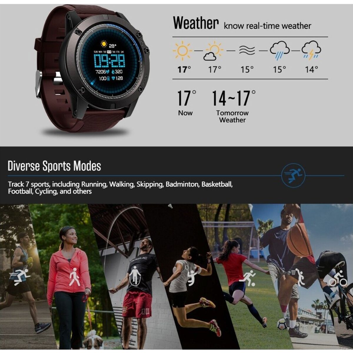 ZEBLAZE - Reloj Inteligente Zeblaze Vibe 3 Pro-Azul