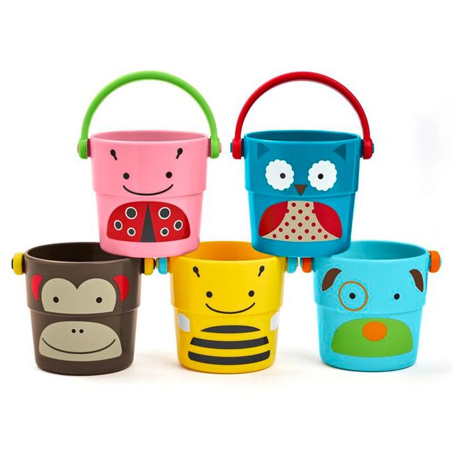SKIP HOP - Juguete De Baño Cubetas Zoo Skip Hop