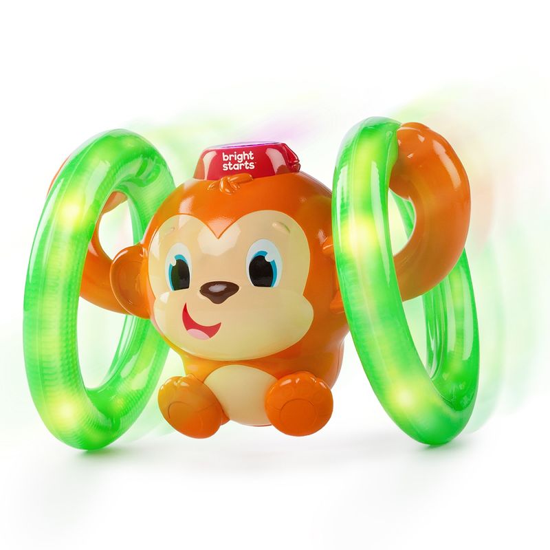 BRIGHT STARTS - Juguete Mono Gira y Brilla Roll