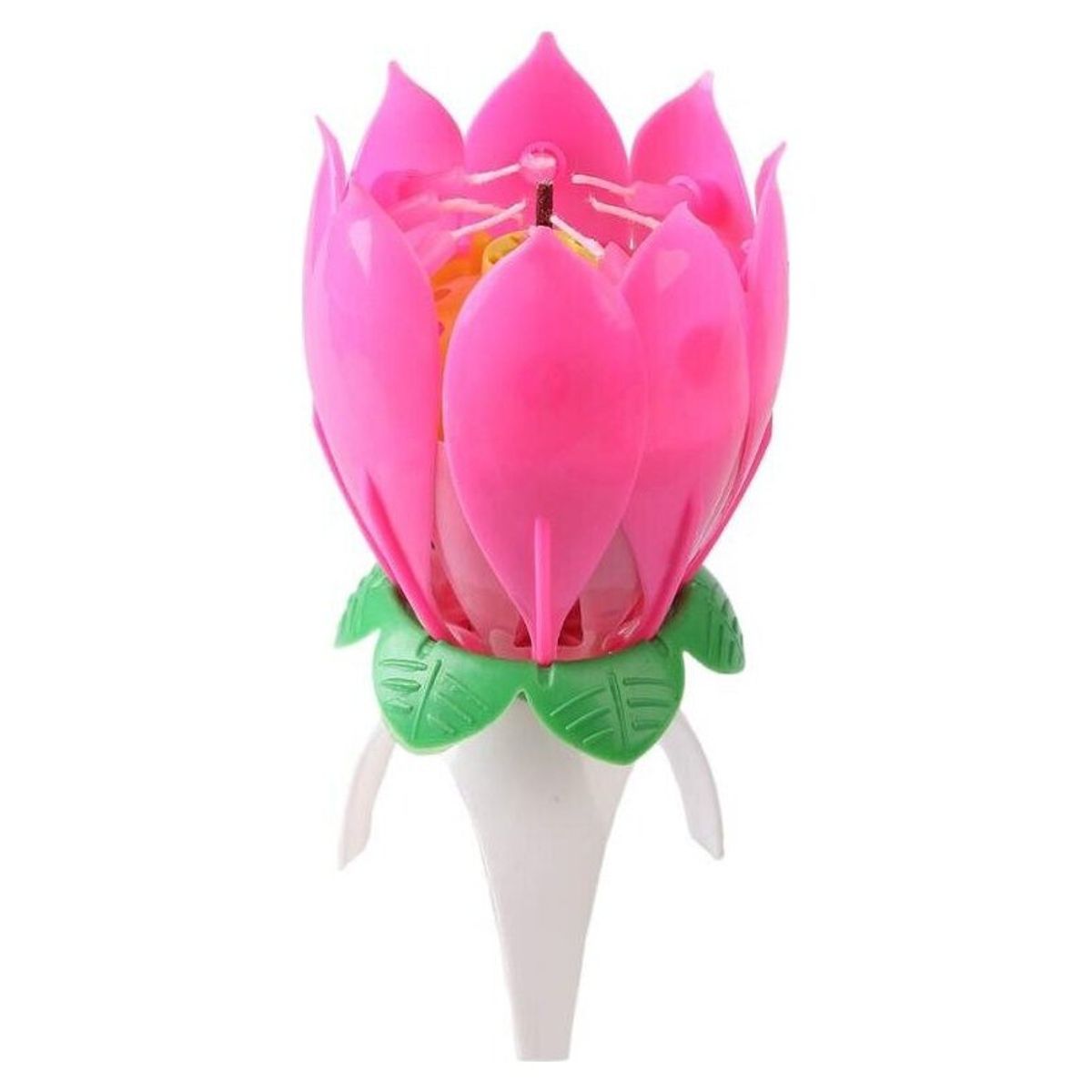 GENERICO - Vela Flor de Loto Musical Cumpleaños