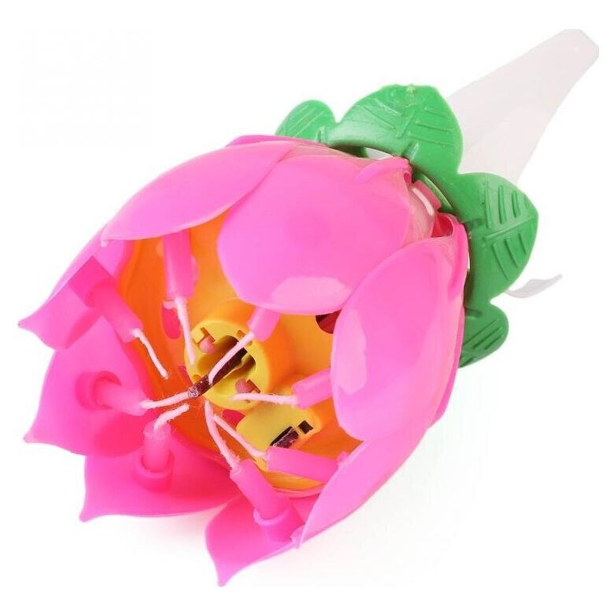 GENERICO - Vela Flor de Loto Musical Cumpleaños