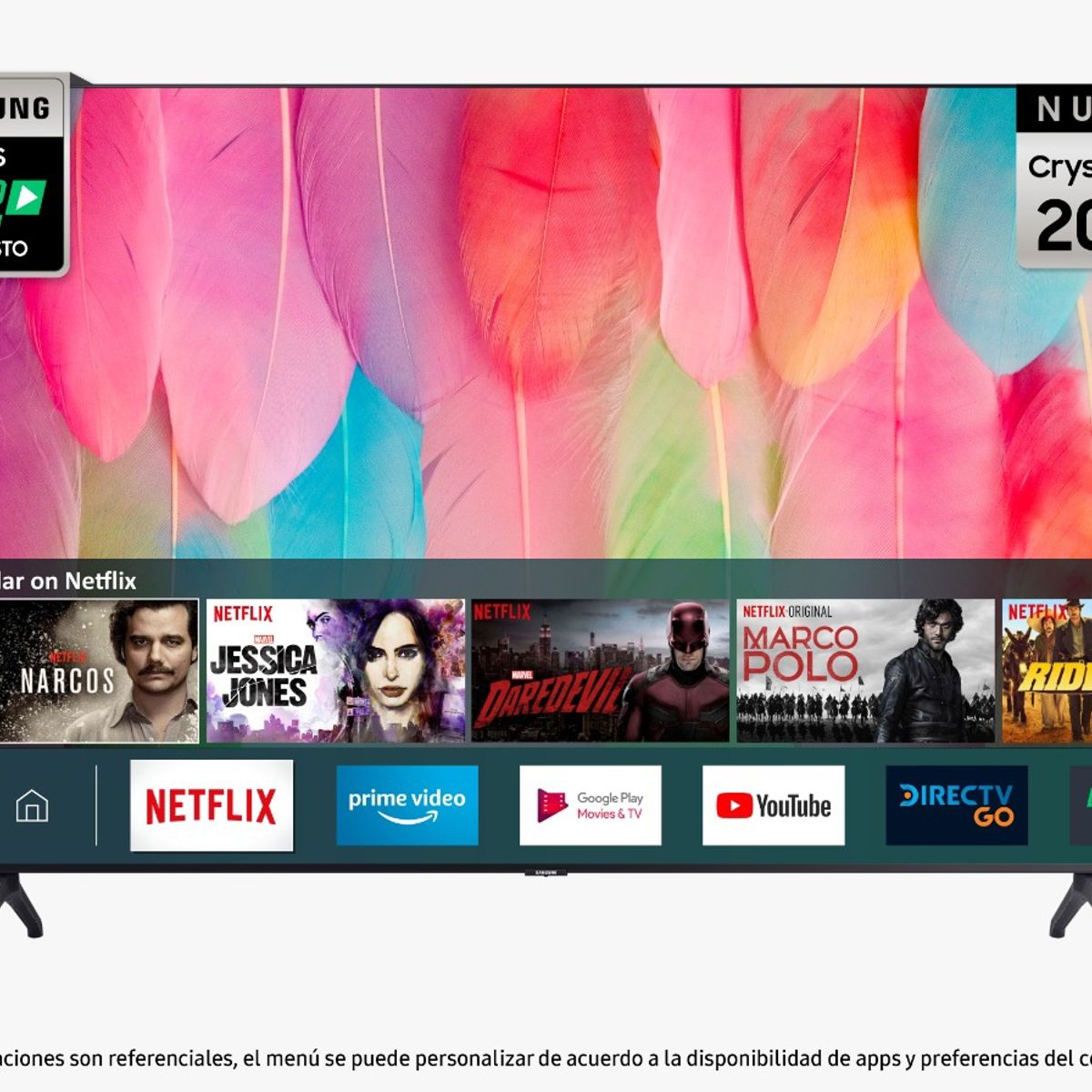 SAMSUNG - LED 50" UN50TU7100GXZS 4K Ultra HD Smart TV
