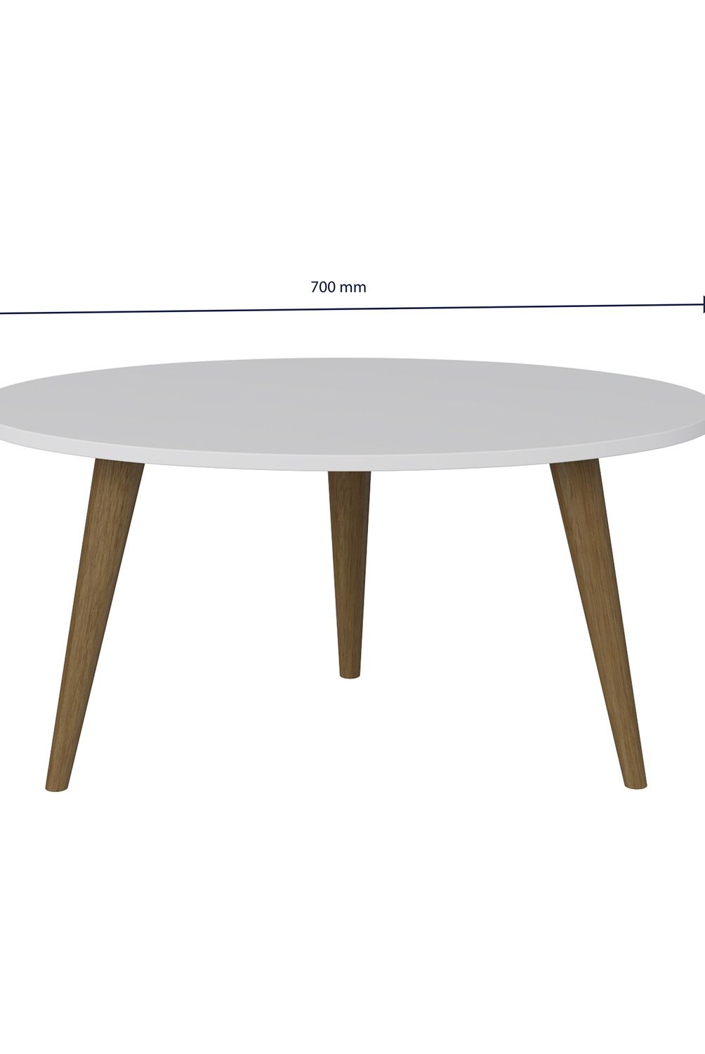 BE DESIGN - Mesa De Centro Retro Ovalada Be Design