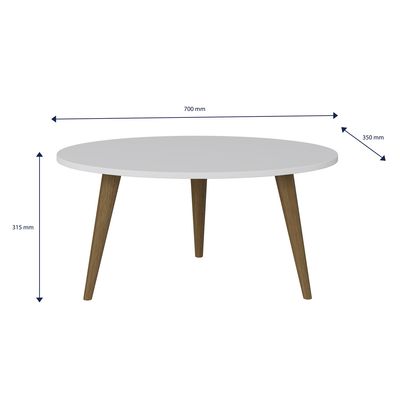 Imagen 2 del producto Mesa De Centro Retro Ovalada