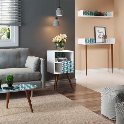 Imagen 2 del producto Mesa Auxiliar Retro Rectangular