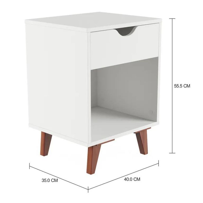 BE DESIGN Velador Versalle Blanco