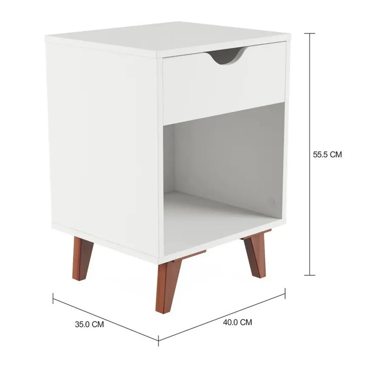 BE DESIGN - Velador Versalle 1 Cajón Be Design