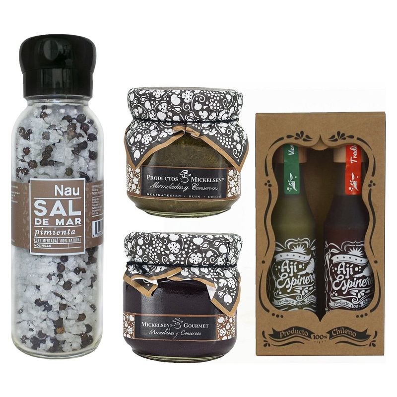 NAU - JALEA DE VINO SALSA PESTO AJI Y MOLINILLO