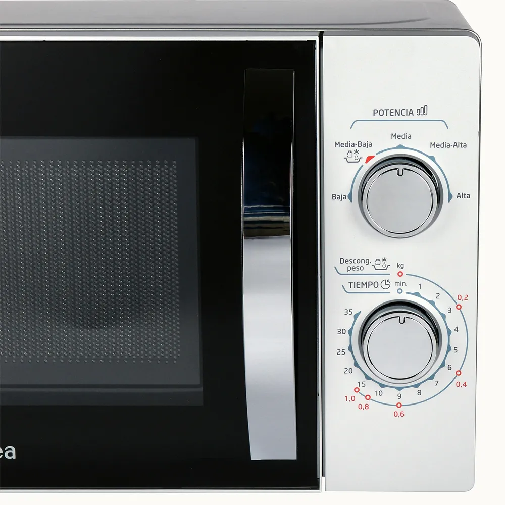 Microondas Mecánico 20 Litros 1050-700W - Blanco, foto 3