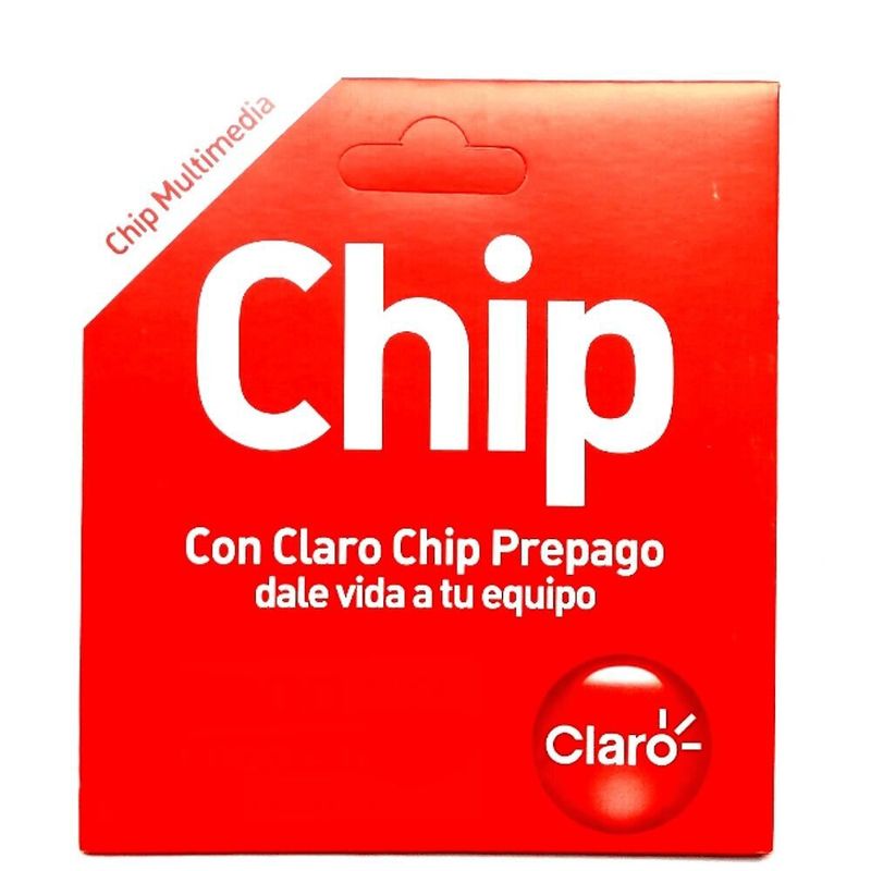 CLARO - Chip Prepago Claro Sim Card  Carga Inicial