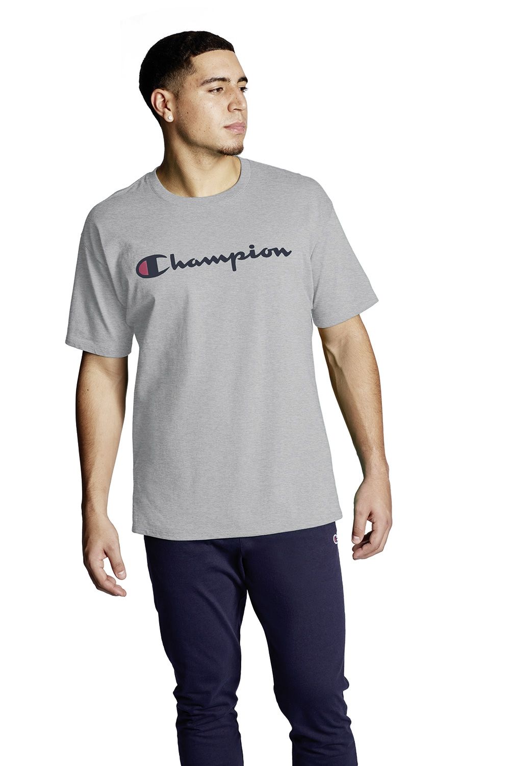 CHAMPION - Polera Manga Corta Algodón Hombre Champion