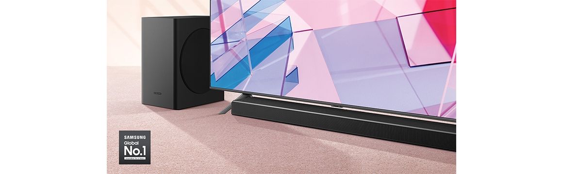 Barra de sonido HW-Q60T de 360 W y 5.1 CH