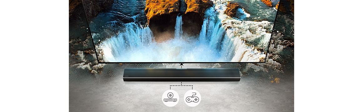 Barra de sonido HW-Q60T de 360 W y 5.1 CH