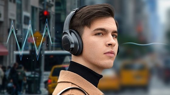 Cancelación de ruido activa híbrida.