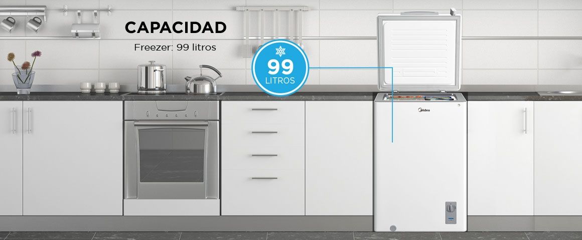 Freezer Horizontal Dual Function