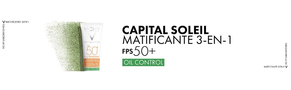 Matificante 3 en 1 FPS 50+ Oil Control