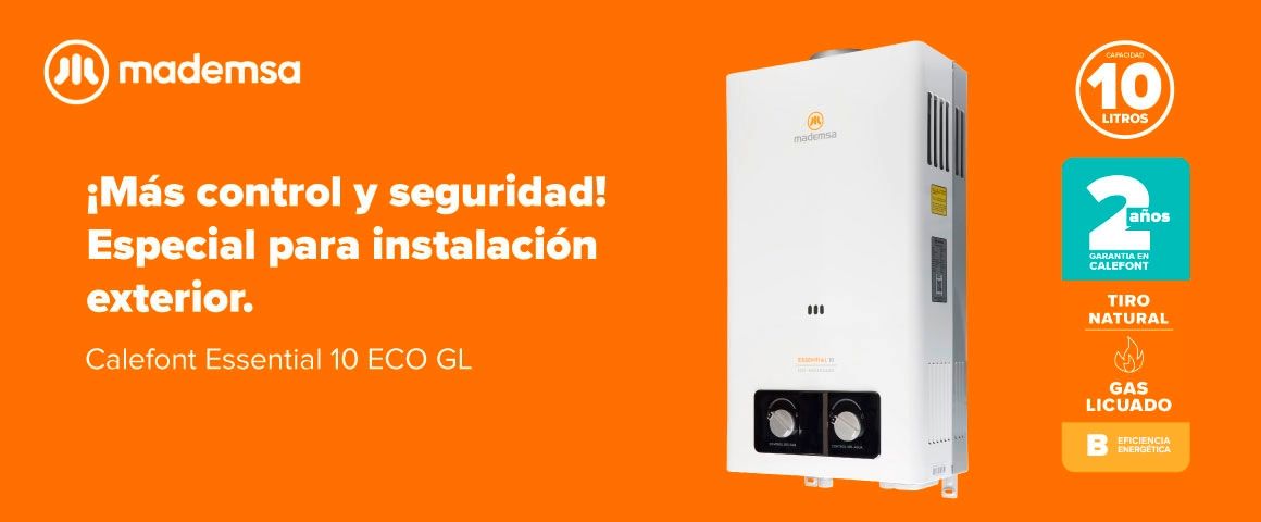 Calefon Mademsa Essential 10 ECO GL