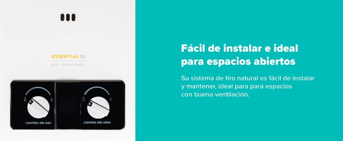 Facil de instalar e ideal para espacios abiertos