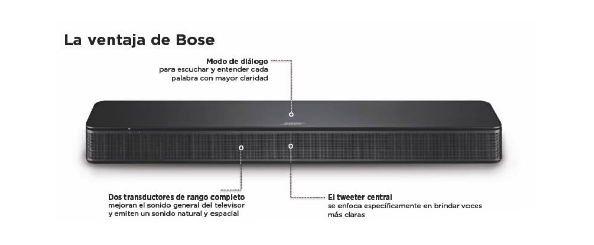 BOSE Tv Speaker Soundbar Con Control Bose | Falabella Chile