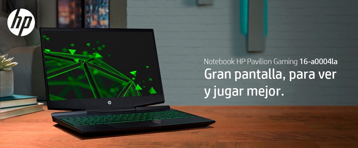 El Notebook Pavilion Gaming 16 será tu mejor aliado para jugar batallas épicas, con su poderoso procesador Intel® Core¿ de 10ª generación y gráficos NVIDIA®, tendrás la mejor visualización y potencia que serán tus mayores ventajas para ganar.