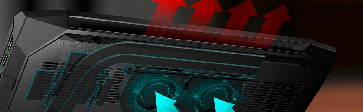 HP Pavilion Gaming 16-a0004la con sistema de enfriamiento
