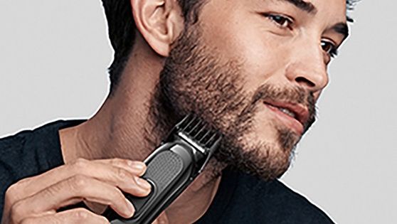 Recorte de barba larga