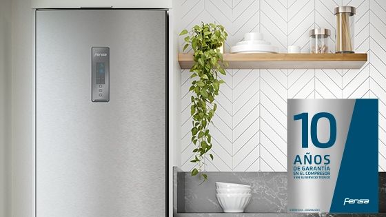 10 años de garantía con el refrigerador Frost Free Bottom Freezer DB60S 322L
