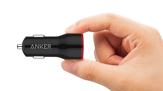 Cargador de auto PowerDrive 2 Negro