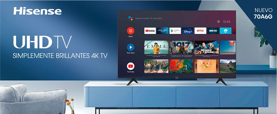 Televisor Hisense A6G UHD 70 pulgadas