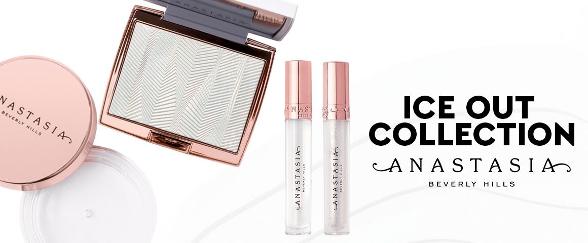 ABH ANASTASIA BEVERLY HILLS ICED OUT COLLECTION FREEZE FRIO HIELO MAQUILLAJE PROFESIONAL PARA MAQUILLADORES PROFRESIONALES FIJAR CEJAS 