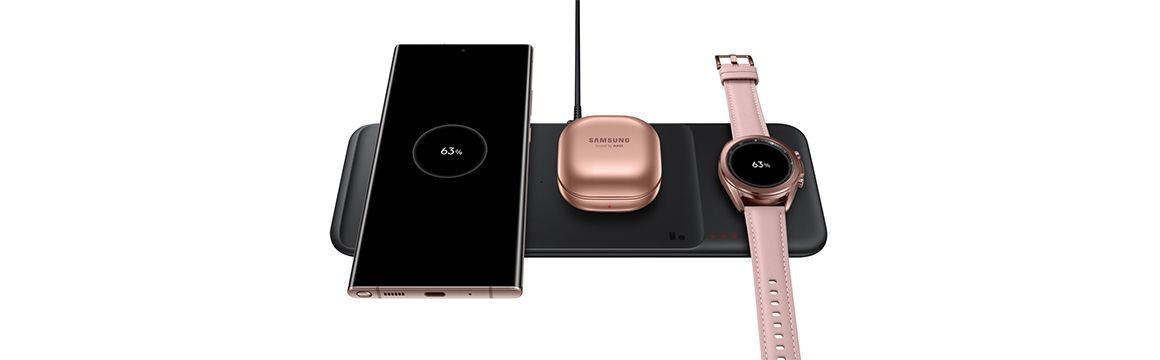 Samsung Cargador Inalámbrico Trio 2020 Negro
