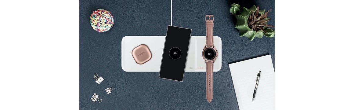 Samsung Cargador Inalámbrico Trio 2020 Negro