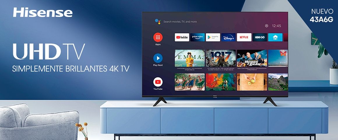 Televisor Hisense A6G UHD 43 pulgadas