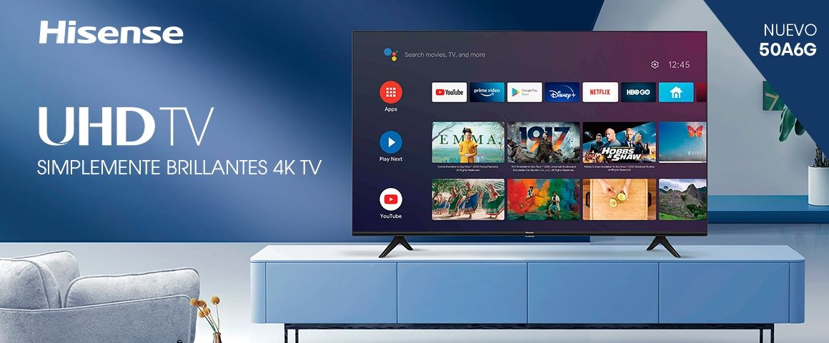 Televisor Hisense A6G UHD 50 pulgadas