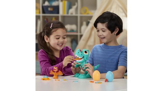 Rex el dino glotón de Play-Doh