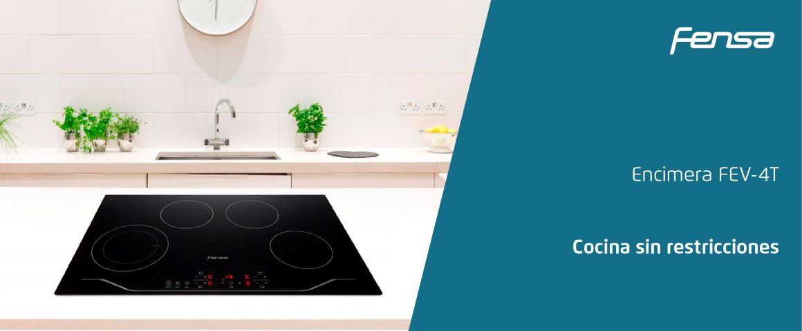 Encimera FEV-4T. Cocina sin restricciones