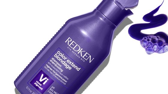 Shampoo para cabello rubio. Blondage
