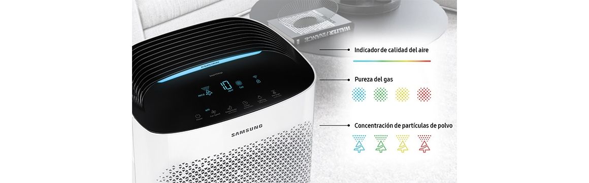 Samsung Purificador de Aire con filtro HEPA, 90 ¿