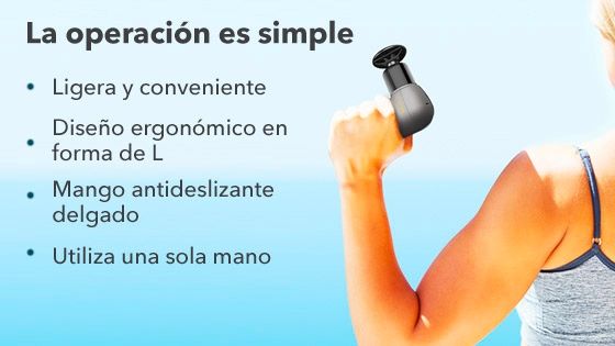 Fácil de usar, ligera y portátil
