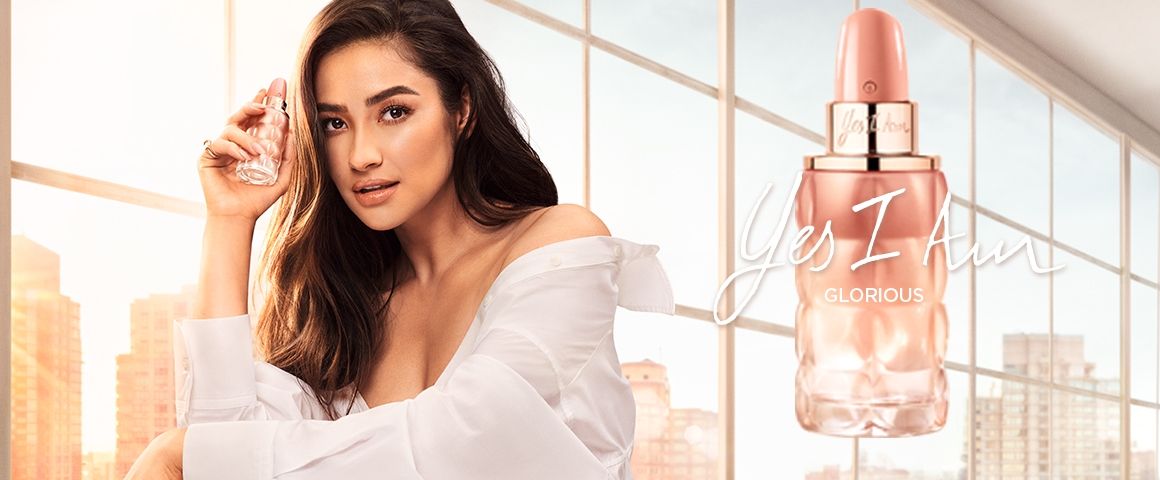 Cacharel lanzamiento Yes I AM Glorious rosado damasco rouge rush rouge regalo mama perfume niña mujer