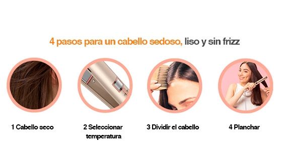 Alisa y peina tu cabello como profesional