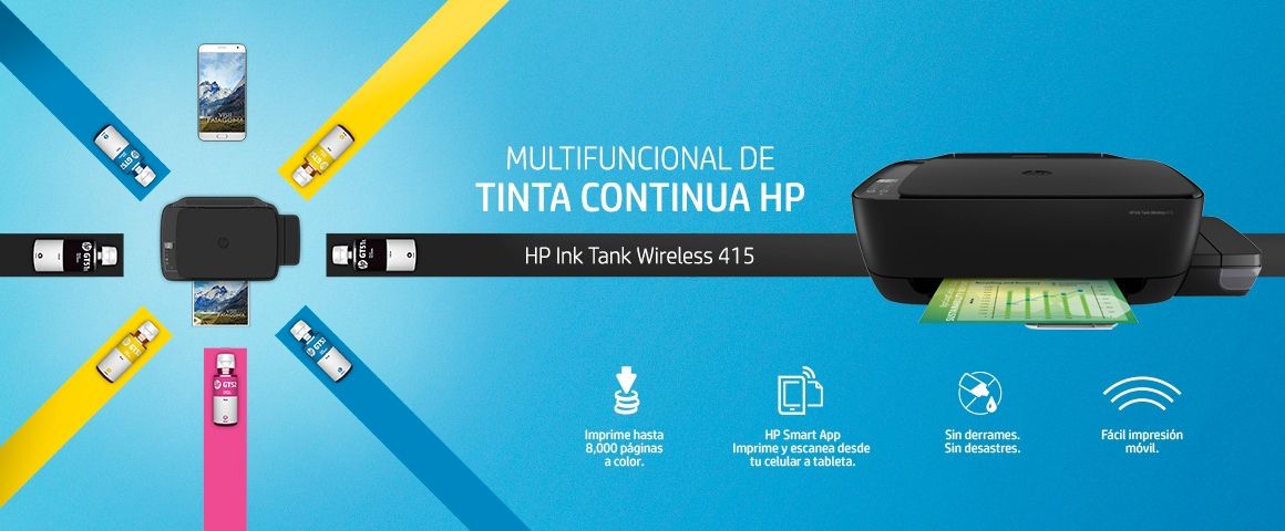 Multifuncional HP Ink Tank 415