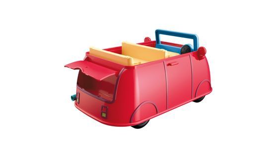 El auto rojo de la familia de Peppa