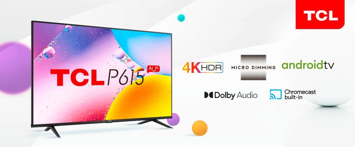 LED 70 TCL 70P615 4K UHD Smart TV Android