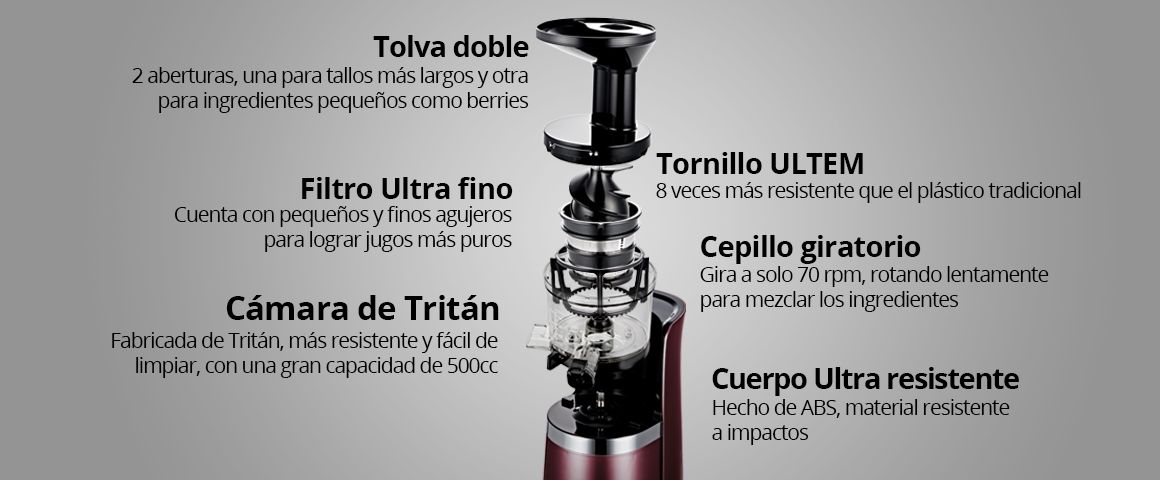 slowjuicer hurom s13 wine 3