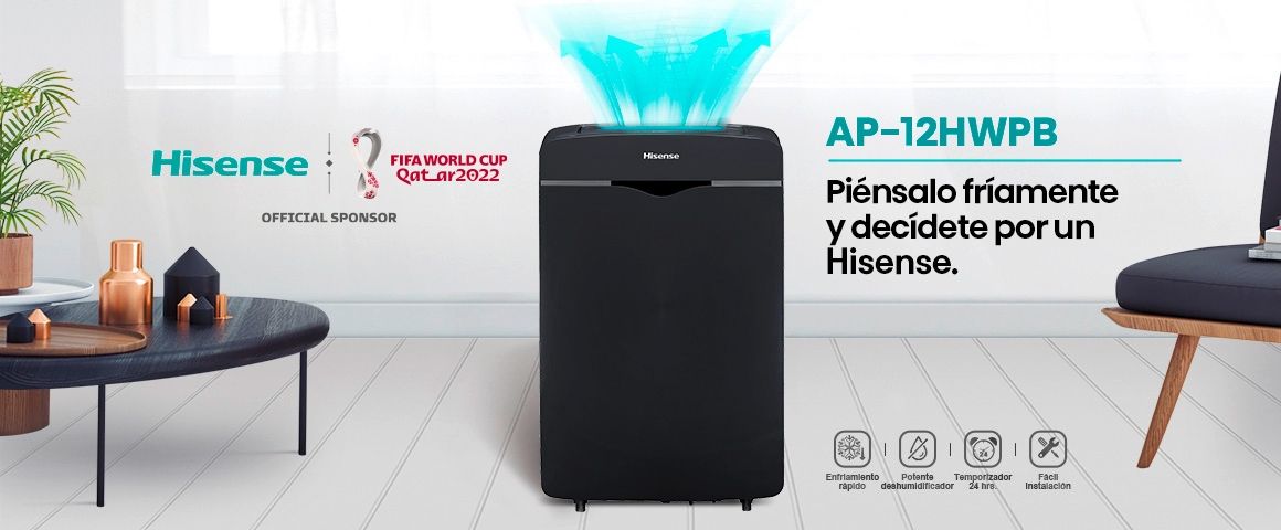 Aire Acondicionado Portátil Hisense AP-09HWPB