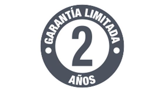 2 años de garantía