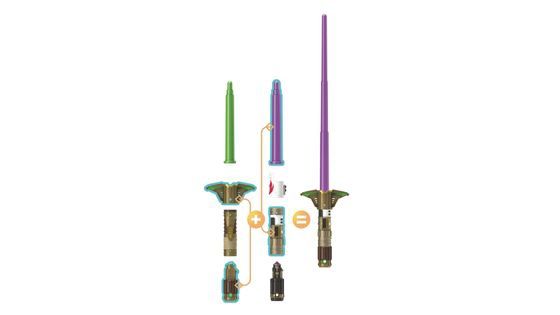Star Wars Lightsaber Forge Sable de luz de Yoda