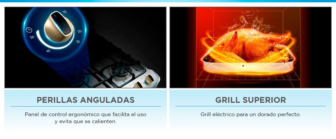 Cocina 4 quemadores Midea