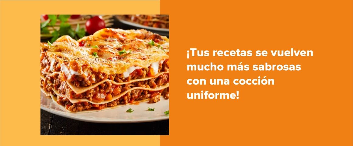 Recetas mas sabrosas con una cocción uniforme